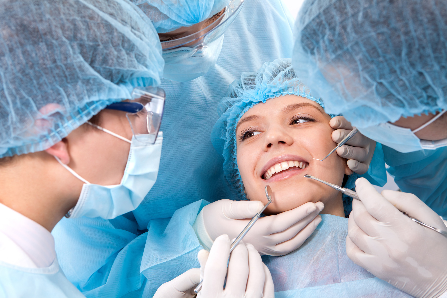 Woman happy at dentist in Golden CO